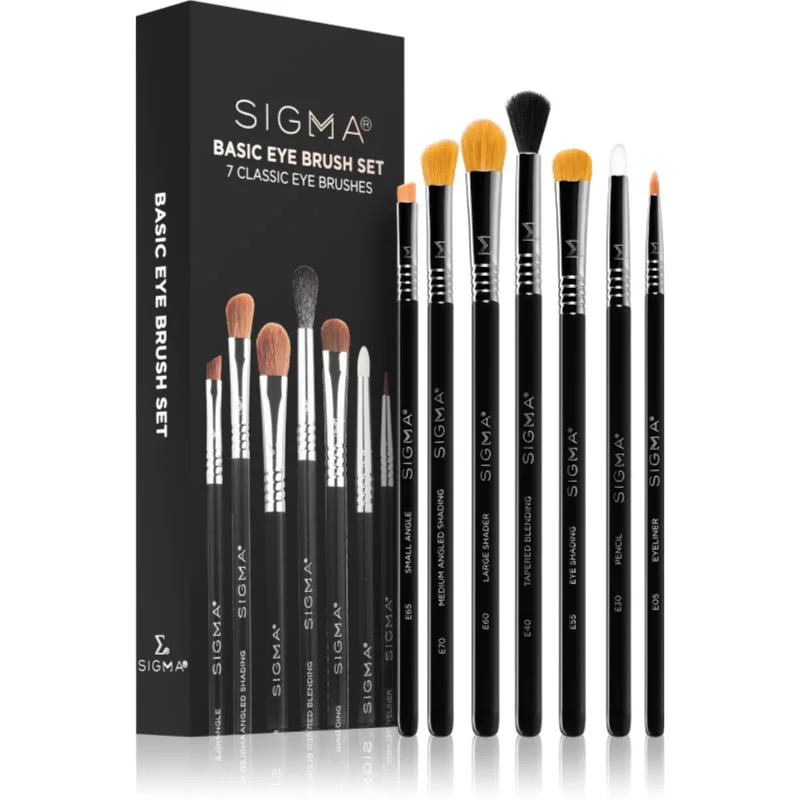 Sigma Beauty Brush Set Basic Eye σετ με πινέλα Τα μάτια