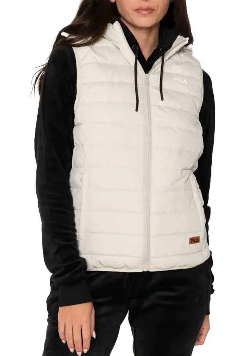 Γιλέκο Fila Alice APJC0032-CREAM Γυναικείο