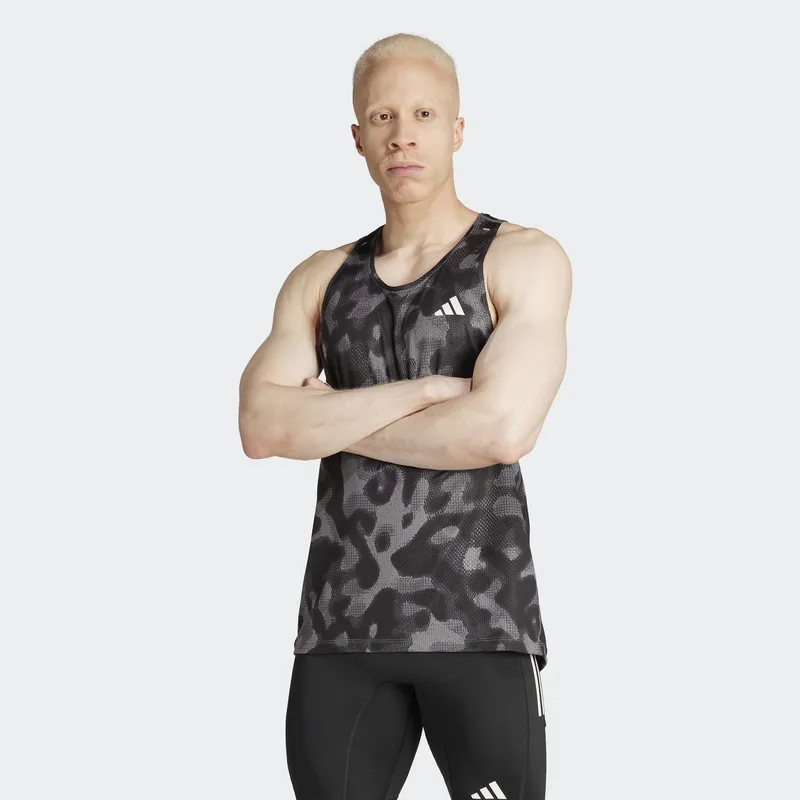 adidas Own the Run 3-Stripes Ανδρική Αμάνικη Μπλούζα (9000169573_74024)