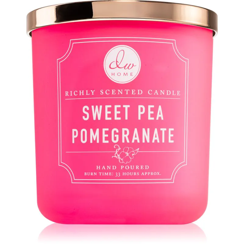 DW Home Signature Sweet Pea Pomegranate αρωματικό κερί 264 γρ