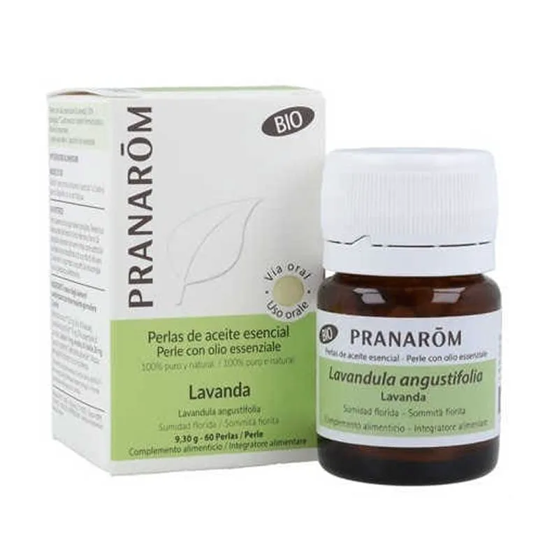 Lavender Lavender Organic 60 Pearls Pranarom