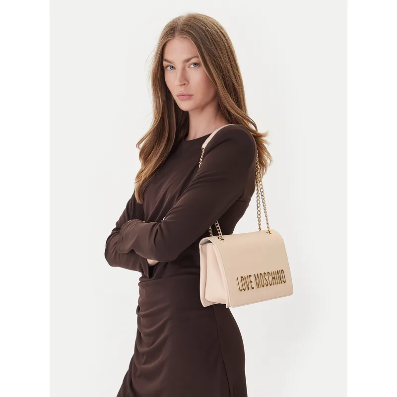 Τσάντα LOVE MOSCHINO JC4192PP0NKD0110 Εκρού