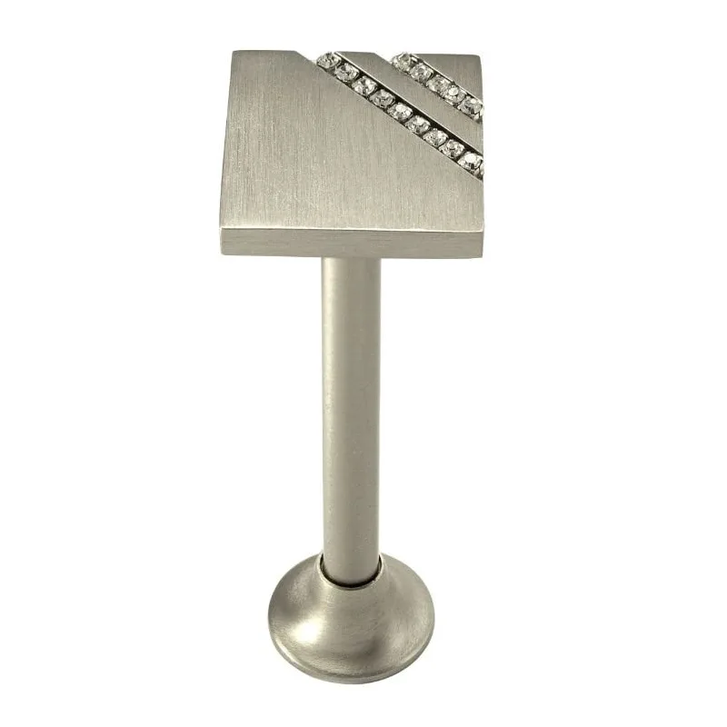 Αμπράζ για Κουρτίνες Inox σειρά Dimfi Strass 06072 Νίκελ ματ/Χρώμιο