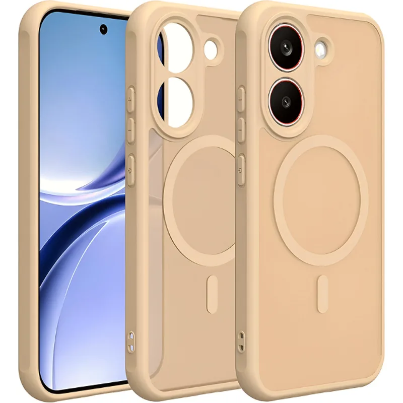 Θήκη Xiaomi Poco X8 Pro Techsuit HaloFrost II MagSafe Σκληρή Ημιδιάφανη με MagSafe - Χρυσό (5949419369269)