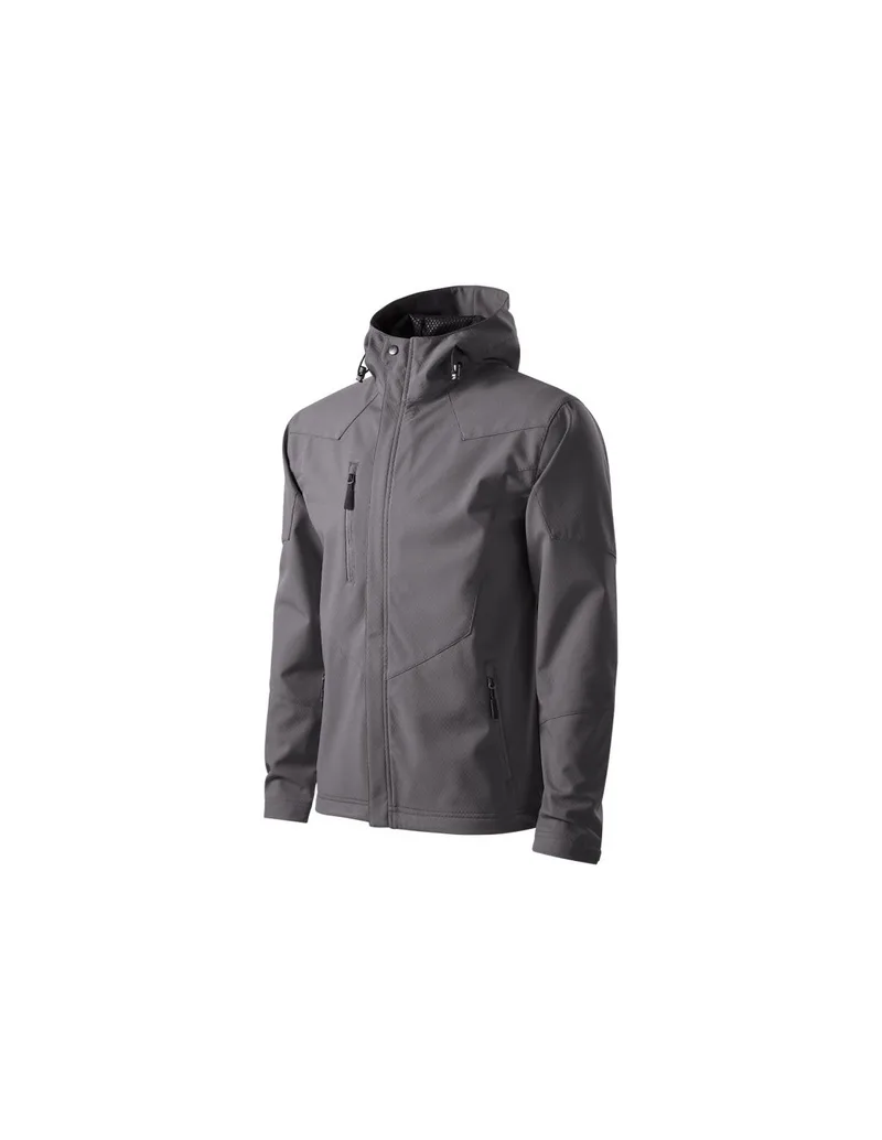 Malfini Nano Ανδρικό Χειμωνιάτικο Μπουφάν Softshell Αδιάβροχο και Αντιανεμικό Graphite MLI-53136