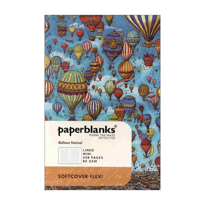 Σημειωματάριο Paperblanks Balloon Festival με μαλακό εξώφυλλο (9x14cm)