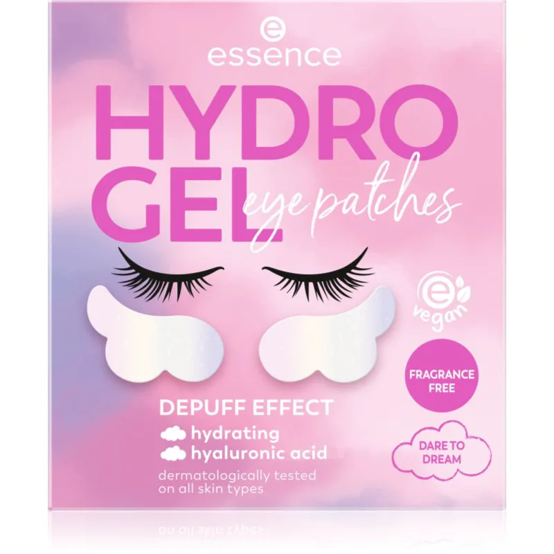 essence HYDRO GEL μάσκα υδρογέλης για γύρω από τα μάτια Dare To Dream 1 ζευγάρι