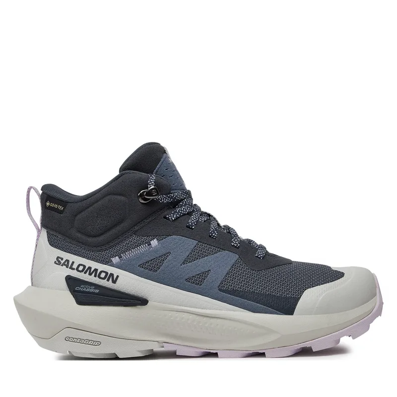 Παπούτσια πεζοπορίας Salomon Elixir Activ Mid Gore-Tex L47457400 Γκρι