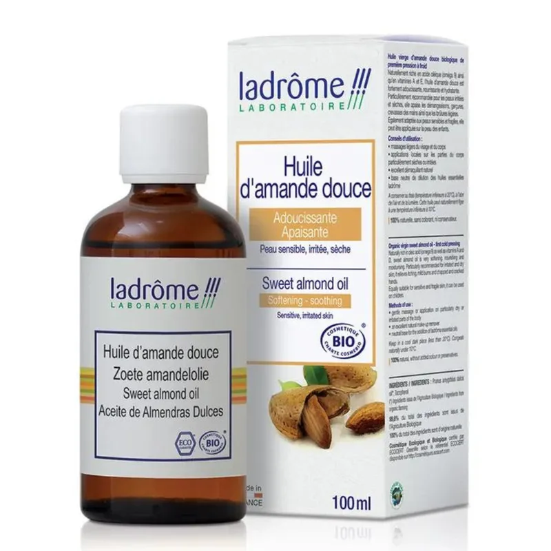 Ladrôme Organic Sweet Almond Vegetable Oil 100ml