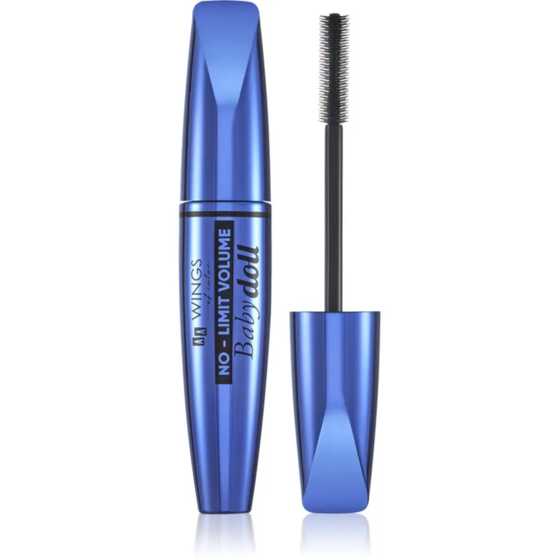 AA Wings of Color No Limit Volume Baby Doll Μάσκαρα για αποτέλεσμα ψεύτικων βλεφαρίδων 6 γρ