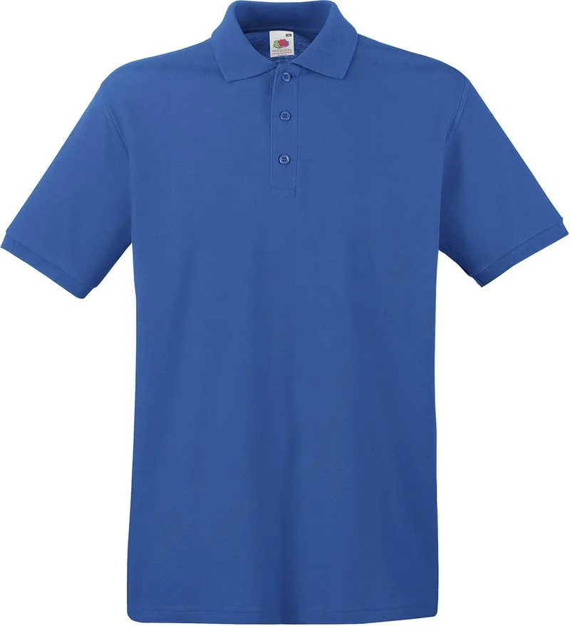 Ανδρική μπλούζα Polo Fruit of the Loom 63-218-0 Royal Blue