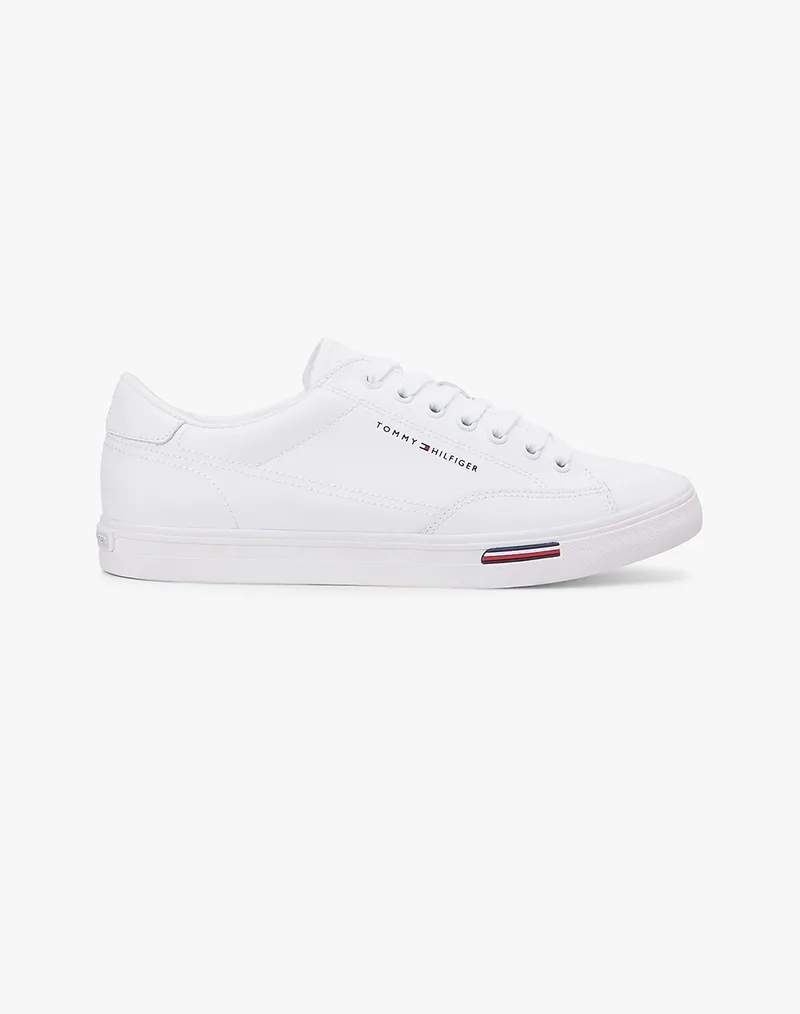 TOMMY HILFIGER VULC CORE RWB LONG LACE LTH FM0FM05814-YBS White