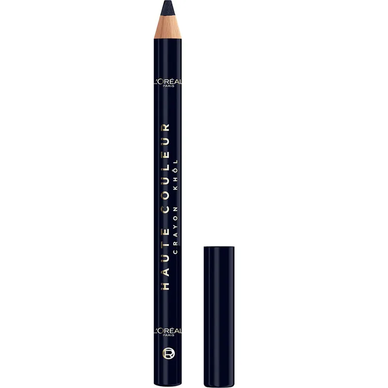 L'Oreal Paris Haute Couleur Crayon Khol Liner Taupe Κρεμώδης Μολύβι Ματιών για Έντονο Χρώμα & Εύκολη Εφαρμογή 1 Τεμάχιο - 130 Blue Suede