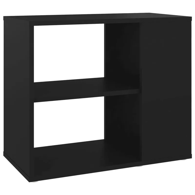 vidaXL Βοηθητικό Ντουλάπι Μαύρο 60 x 30 x 50 εκ. από Επεξ. Ξύλο