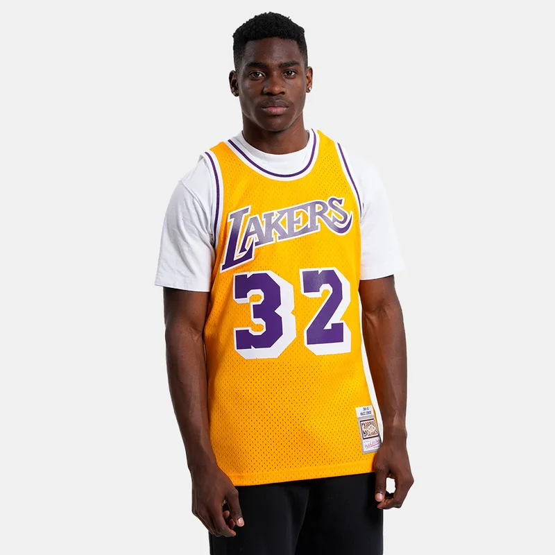 Mitchell & Ness NBA Magic Johnson Los Angeles Lakers Μπασκετική Φανέλα (9000079434_32374)