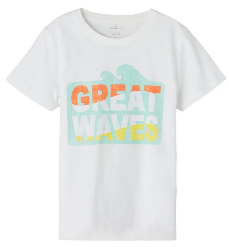 T-SHIRT NAME IT 13190479 NKMJAIDEN SS TOP BOX ΛΕΥΚΟ (146-152 CM)-(11-12 ΕΤΩΝ)