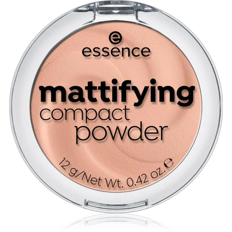essence Mattifying συμπαγής πούδρα με ματ αποτελέσματα απόχρωση 04 Perfect beige 12 γρ