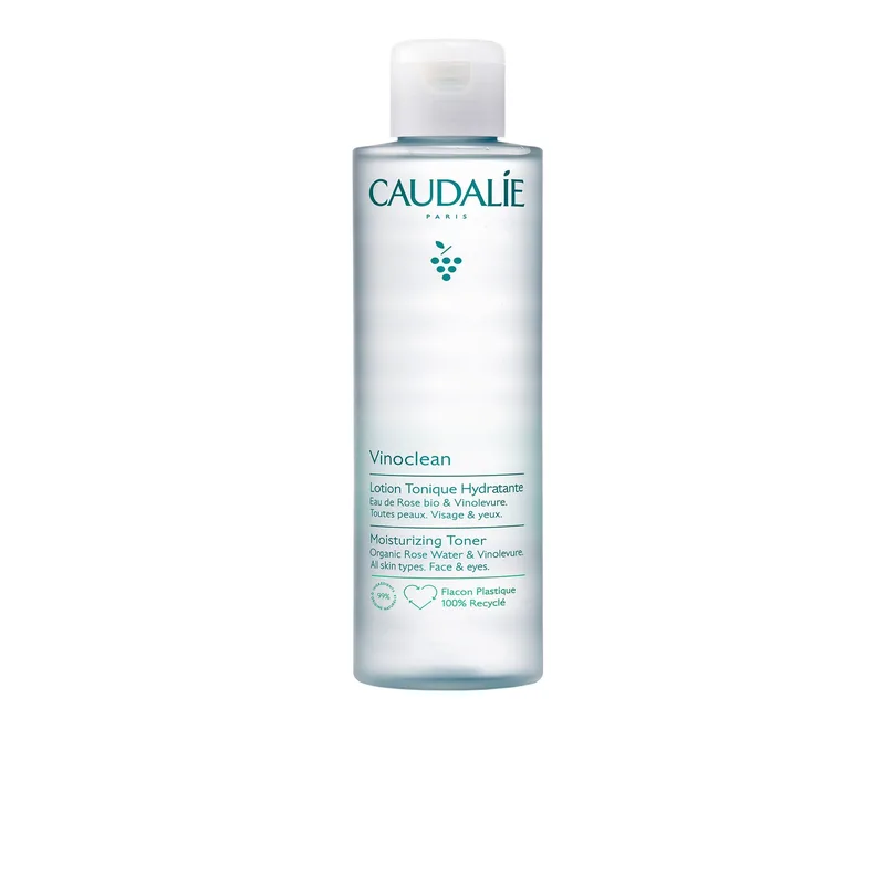 Caudalie Vinoclean Moisturizing Toner Ενυδατική Λοσιόν Καθαρισμού για Πρόσωπο & Μάτια με Βιολογικό Ροδόνερο Travel Size 100ml