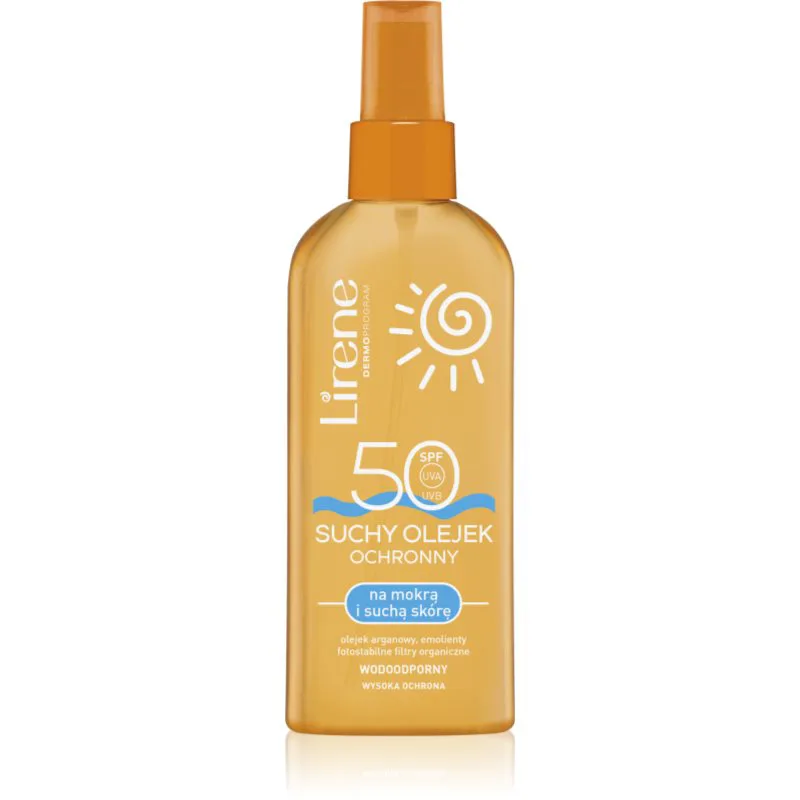 Lirene Sun care ξηρό αντηλιακό λάδι αδιάβροχο SPF 50 150 ml