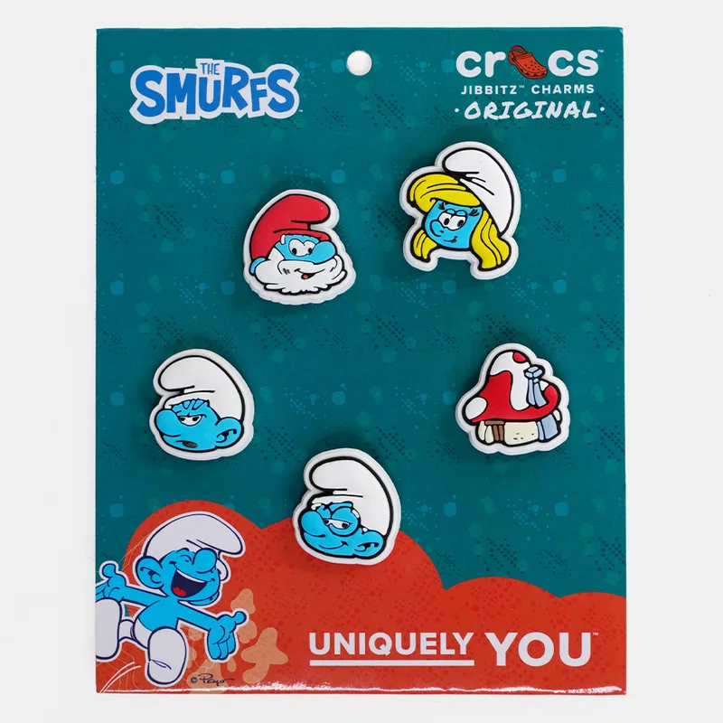 Crocs Στρουμφάκια 5 Pack διακοσμητικό Jibbitz (9000224450_7386)