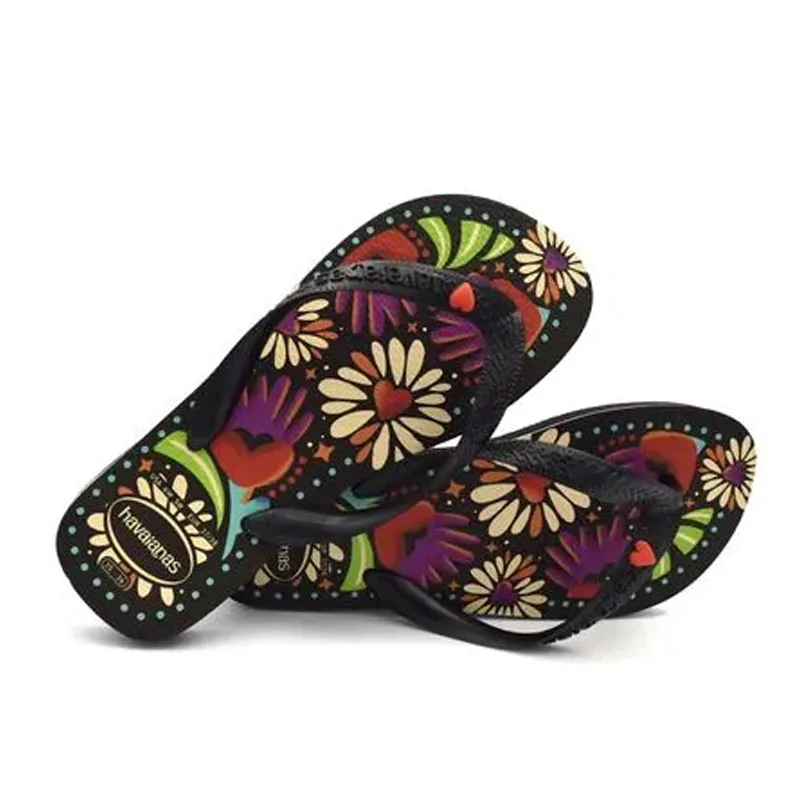 HAVAIANAS ΓΥΝΑΙΚΕΙΑ ΣΑΓΙΟΝΑΡΑ HAV. TOP BEGONIA CORACAO 4150745 00090 BLACK