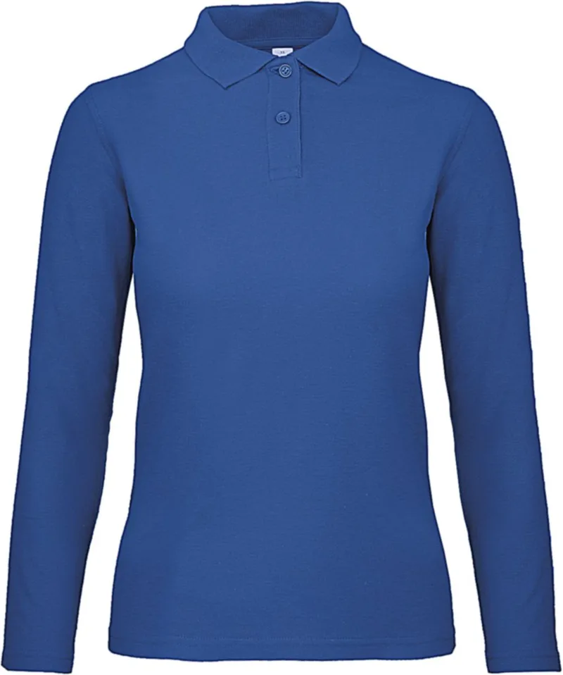 Μακρυμανικο Γυναικειο Polo ID.001 LSL B & C PWI13 Royal Blue