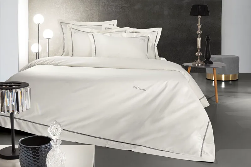 Σετ παπλωματοθήκη 3τμχ. BLEND SILVER - IVORY 240X250