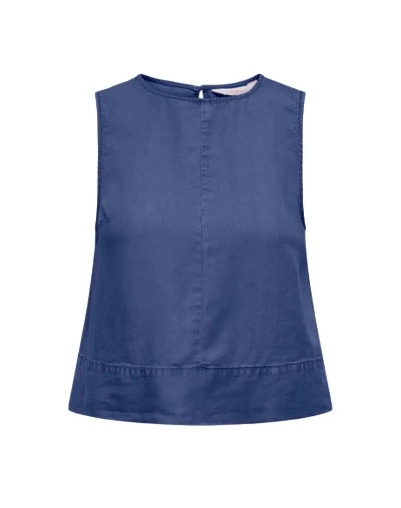 ONLY ONLDORSI CHARIS SL TOP WVN CC 15363996-Dark Blue Denim DarkBlue
