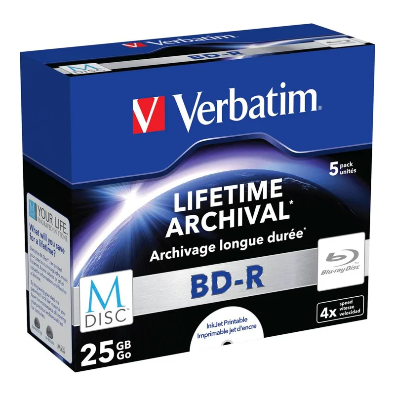 Verbatim M-Disc BD-R Μπλε-Ray 25GB 4x Speed