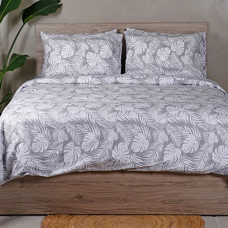 Παπλωματοθήκη Μεμονωμένη Διπλή 200X250 Sunshine 2038 Grey (200x250)