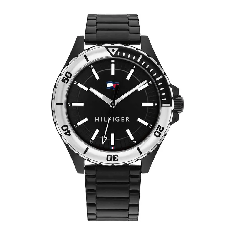 TOMMY HILFIGER Logan with Graphite Stainless Steel Bracelet and Dial 1792014