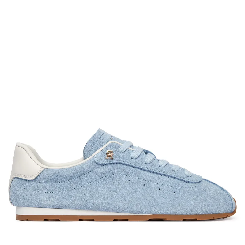 Αθλητικά Tommy Hilfiger Th Bella Low Runner Suede FW0FW09189 Γαλάζιο