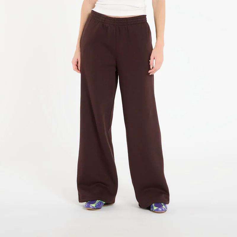 Παντελόνια adidas Essentials Wide Leg Pant Fleece Aurora Coffee XL