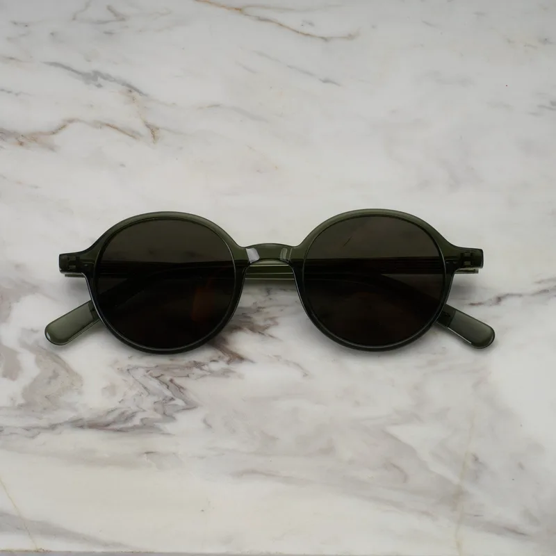 GIORGIO A12EP11 - GIORGIO - GREEN - GREEN Sunglasses | Green | Gray Shades | Explicit Poets Sunglasses