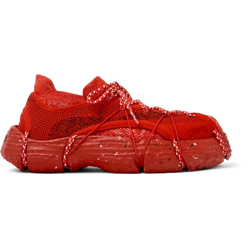 CAMPER Roku - Sneakers Για Γυναικεία - Κόκκινο,Μαύρο,Λευκό, Μέγεθος 41, Cotton fabric