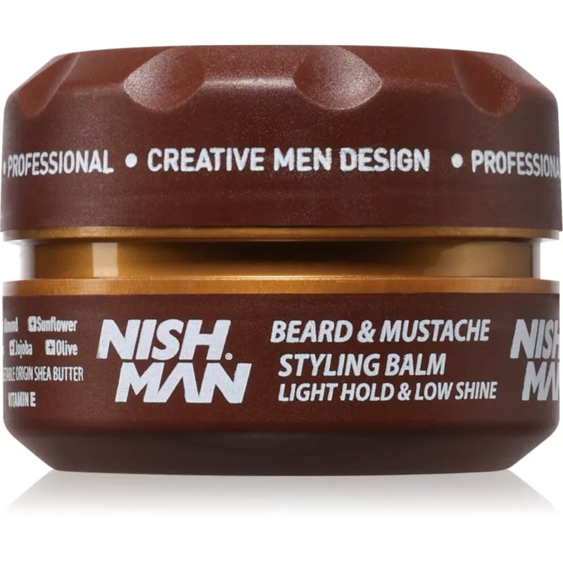 Nish Man Beard & Mustache Κερί για γενειάδα 100 ml