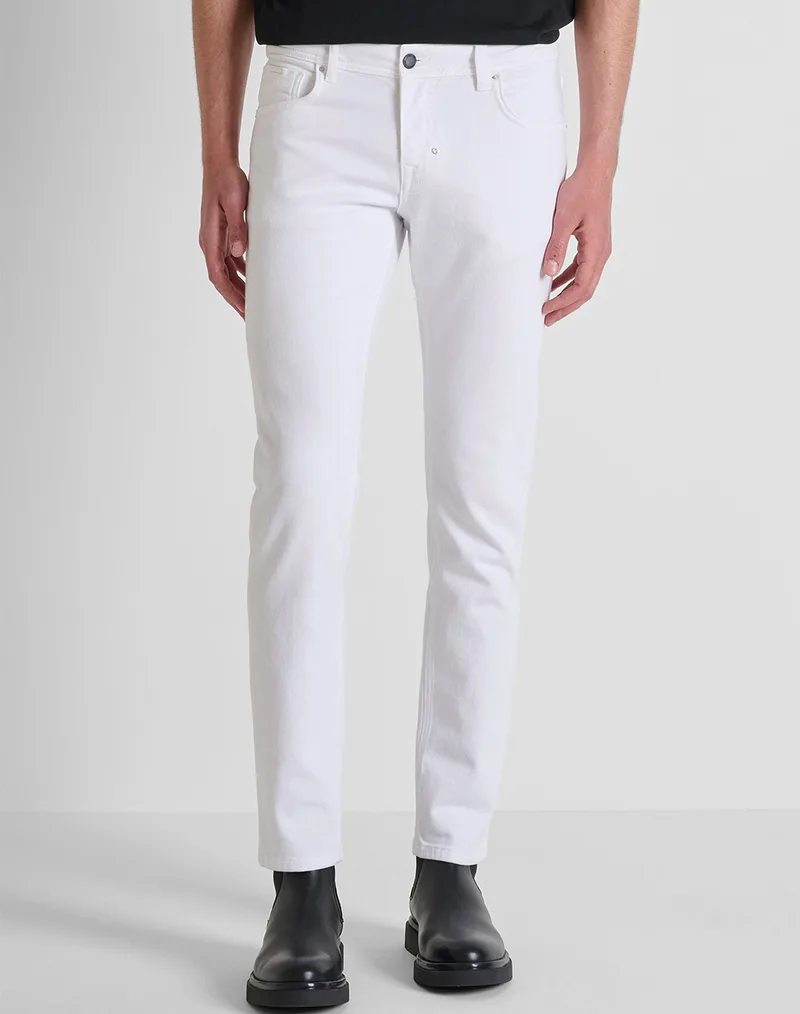 ANTONY MORATO MMDT00241FA800150 MIN OF 8 JEANS OZZY TAPERED FIT IN ICONIC STRETCH BULL DENIM ΠΑΝΤΕΛΟΝΙ ΑΝΔΡΙΚΟ DT24180150W2055-1011 OffWhite