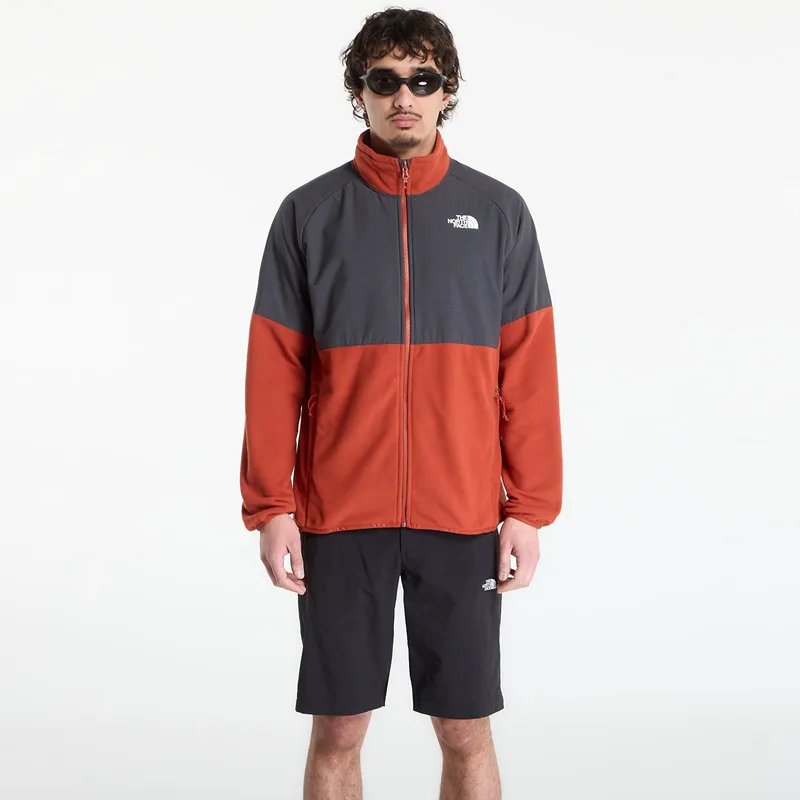 Μπουφάν The North Face Glacier Heavyweight Full Zip Jacket Iron Clay/ Asphalt Grey XL