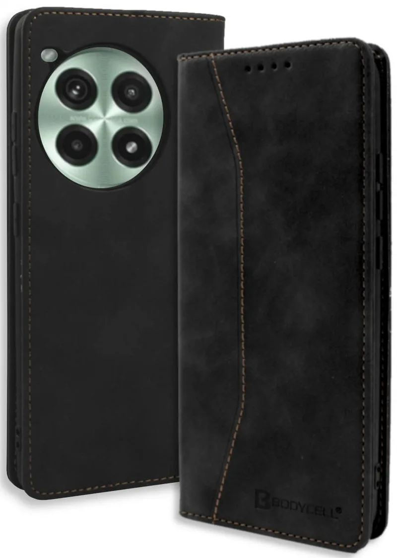 Θήκη OnePlus Ace 3 Pro - Bodycell Book Case Πορτοφόλι - Black (5206015078781)