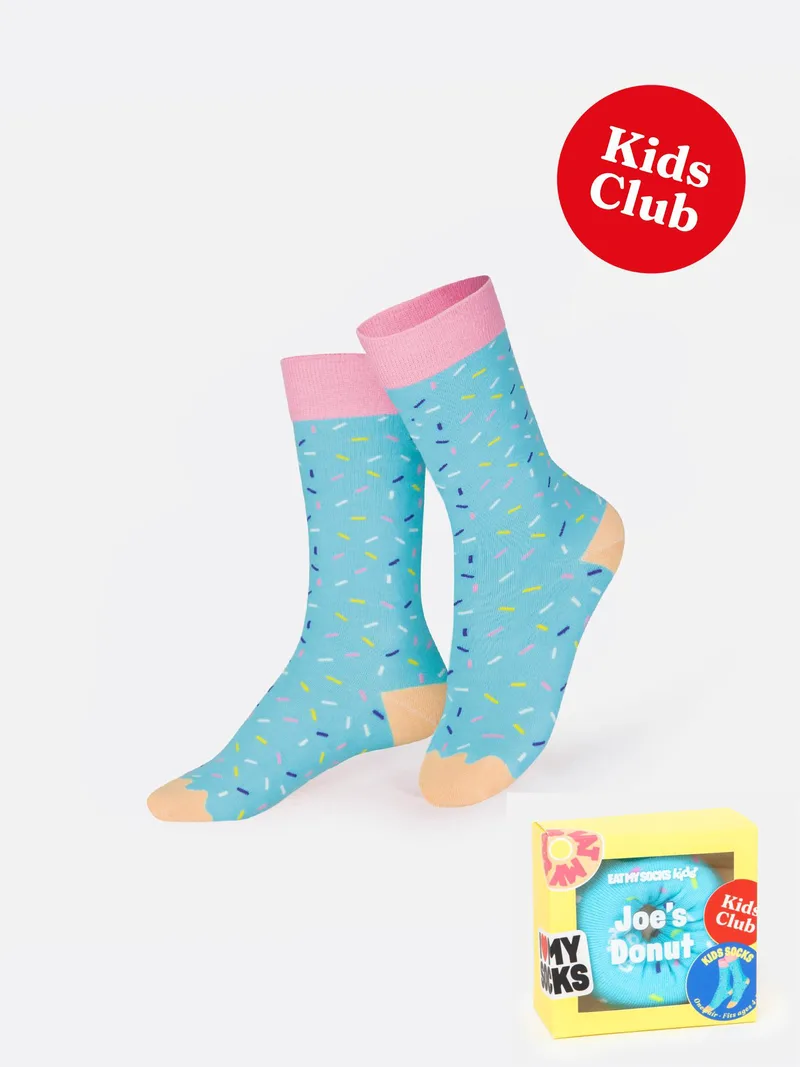 Παιδικές κάλτσες Eat My Socks - Joe's Donut Βlue (μέγεθος 28-35)