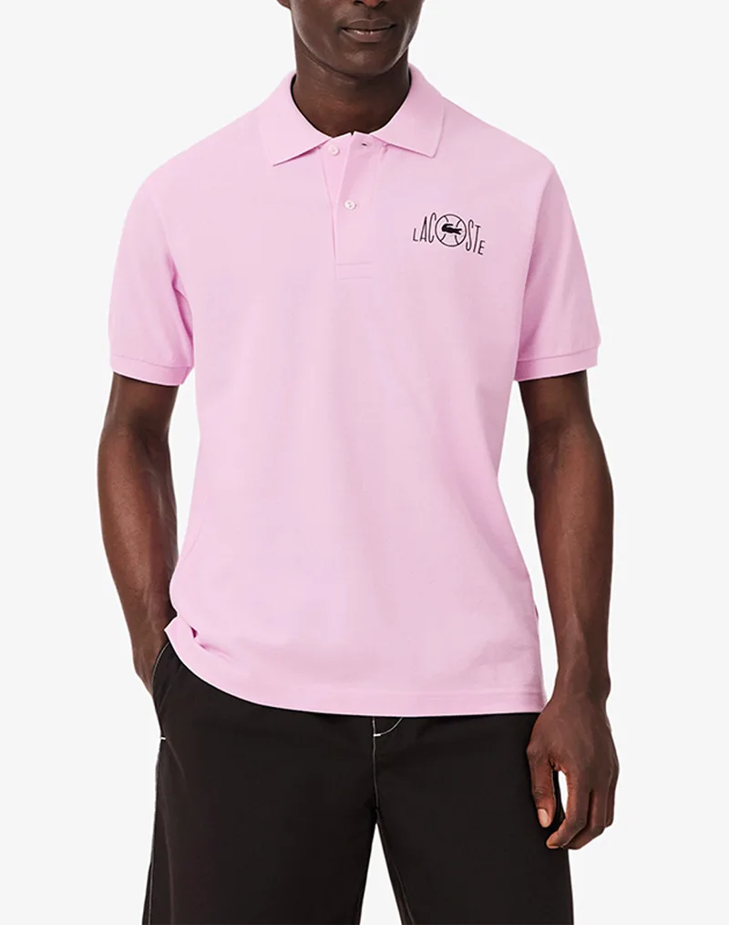 LACOSTE ΜΠΛΟΥΖΑ ΠΟΛΟ ΚΜ POLO SS 3PH2080-Z4H Ροζ