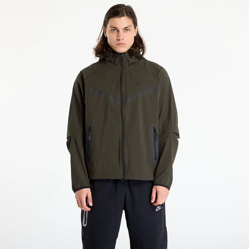 Μπουφάν Nike Tech Men's Woven Jacket Sequoia/ Sequoia/ Black XL