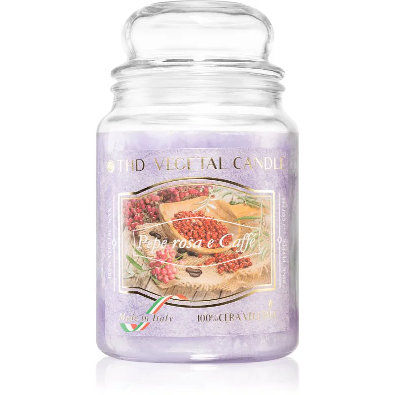THD Vegetal Pepe Ροζ E Caffe αρωματικό κερί 600 γρ