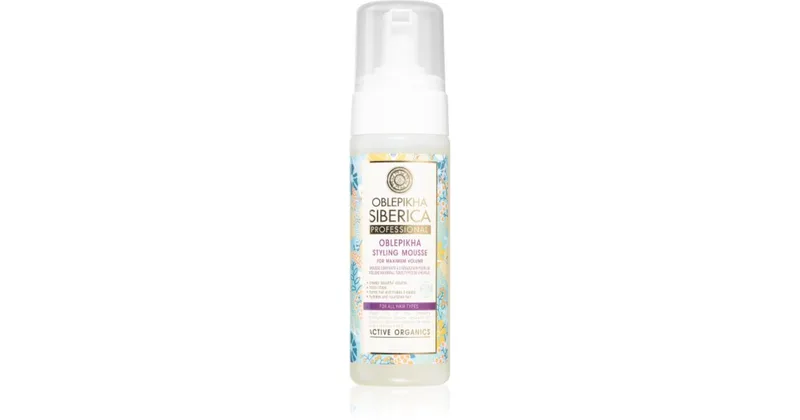 Natura Siberica Oblepikha Mousse Stilyng for a maximum volume of 200 ml