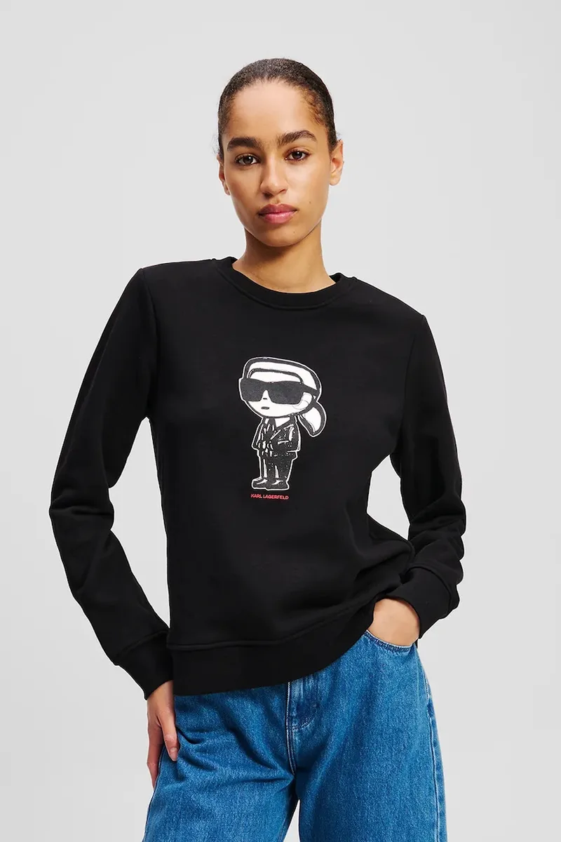 Βαμβακερή μπλούζα Karl Lagerfeld IKON