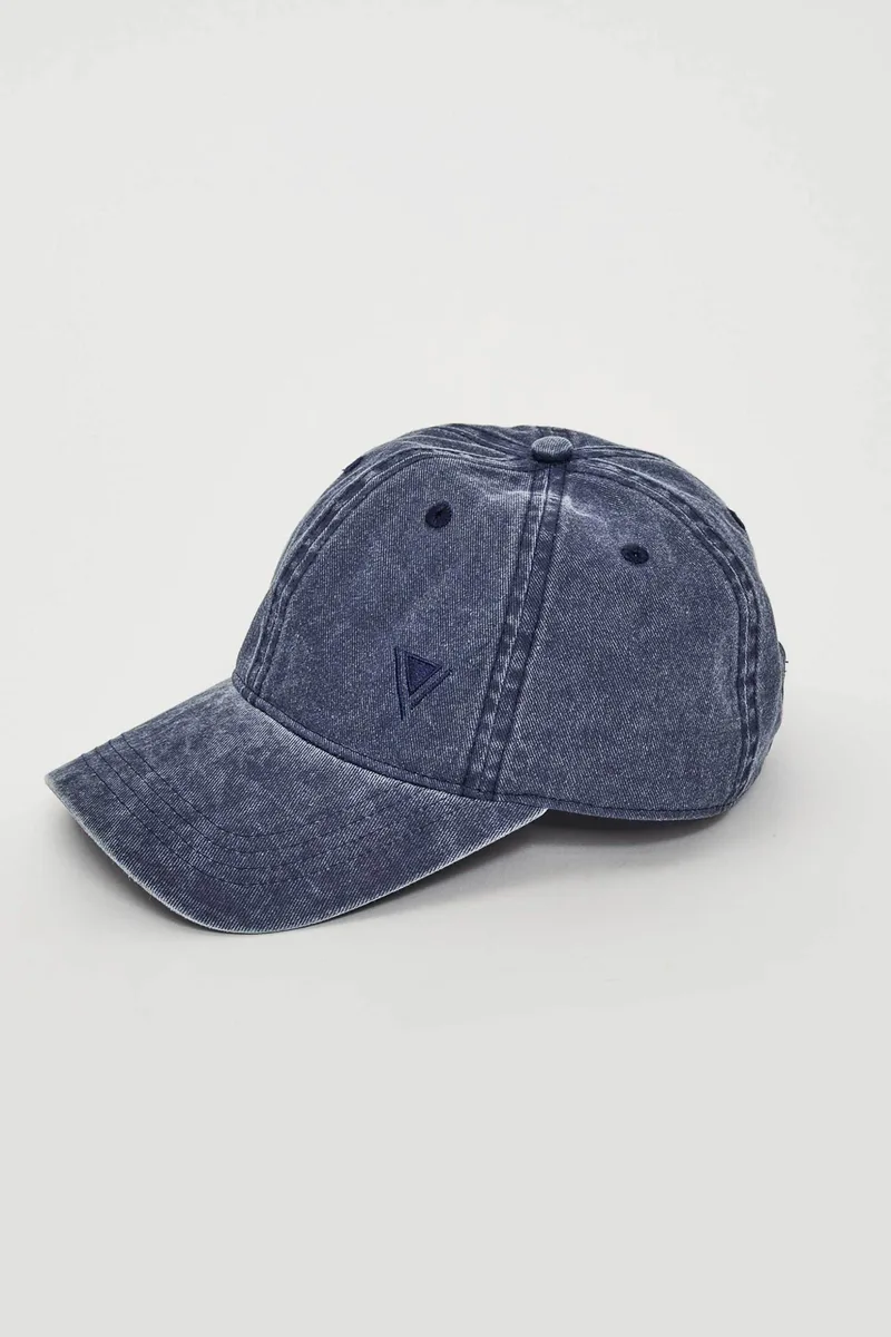 Gaudi ανδρικό denim καπέλο jockey "Gave" - V6AE-12912 Μπλε Σκούρο