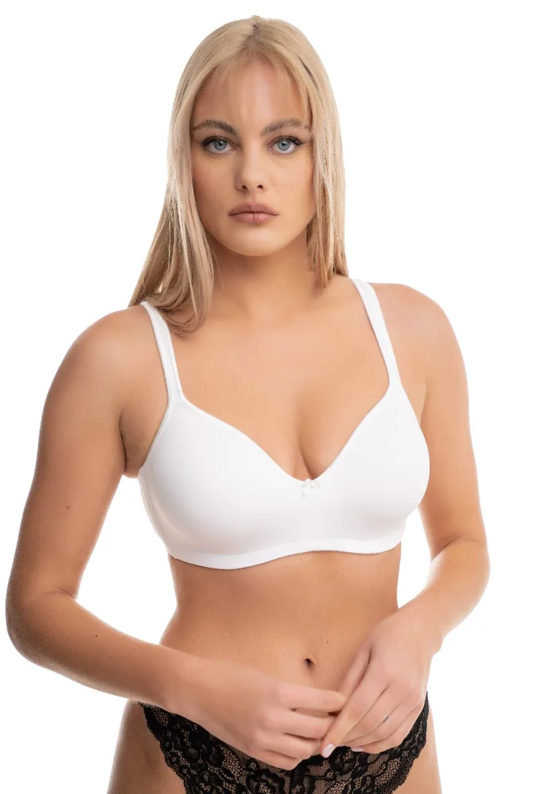 Σουτιεν Plus Size Soft Cup Norddiva Λευκό