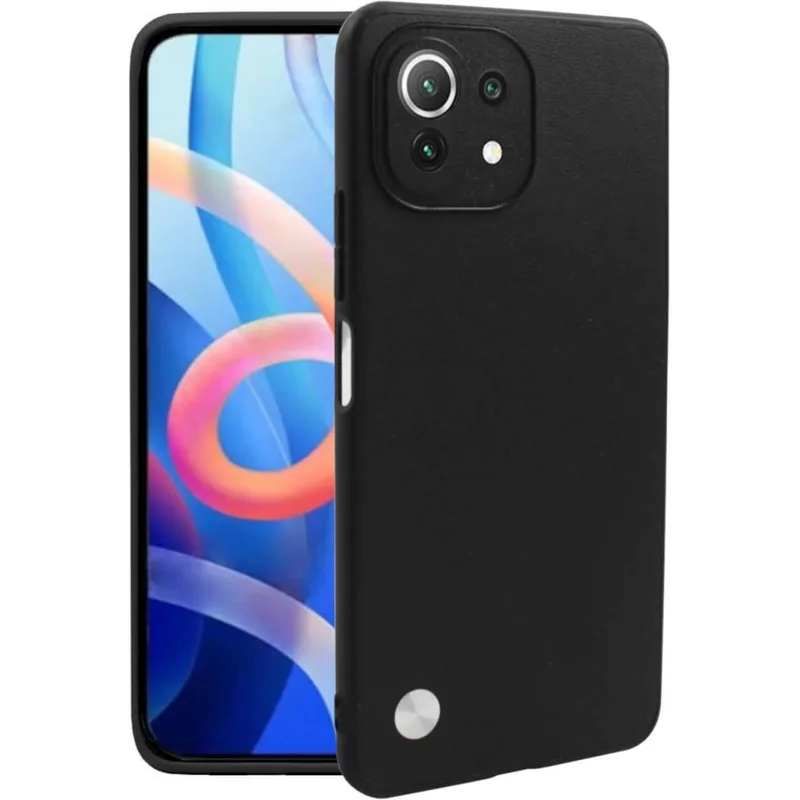 Θήκη Xiaomi Mi 11 Lite Bodycell Vegan Cover Σκληρή - Black (5206015077456)