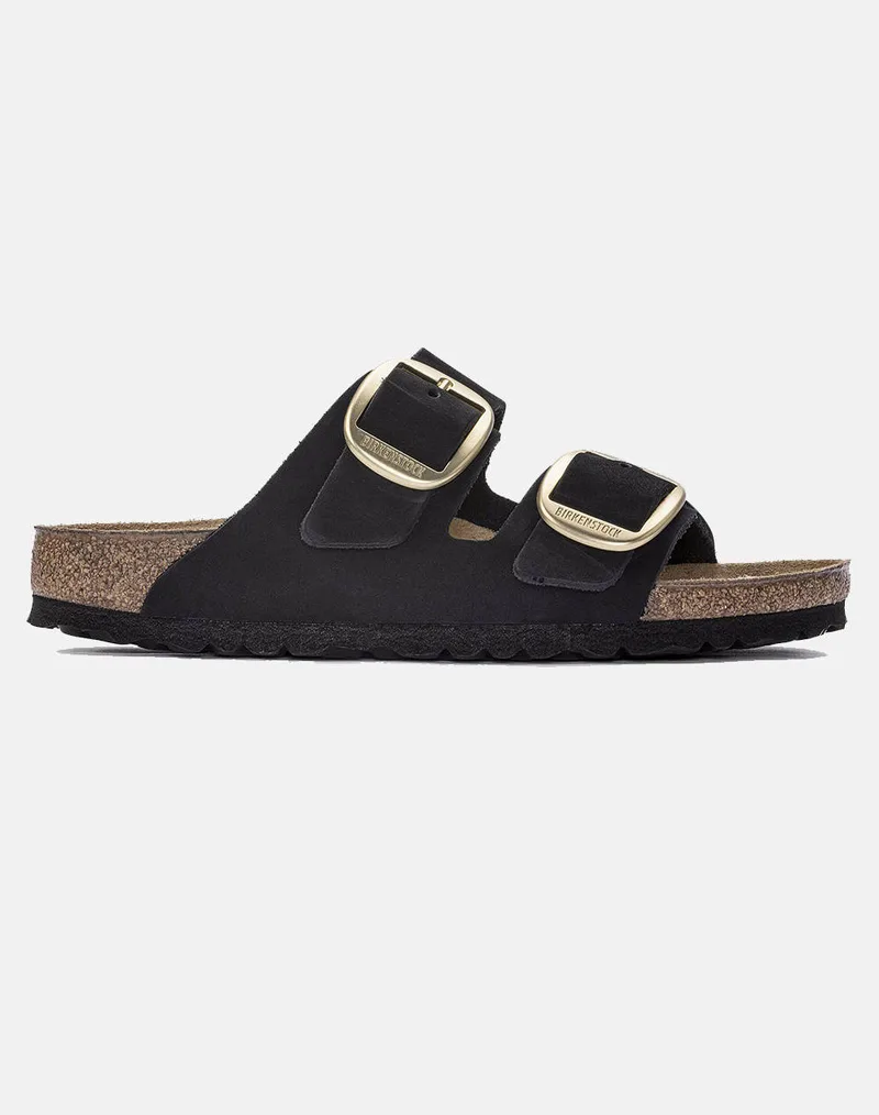 BIRKENSTOCK F25 LEATHER ARIZONA BIG BUCKLE LENB BLACK (GOLD) 35 - 43 NARROW SEASONAL ΠΑΠΟΥΤΣΙ ΓΥΝΑΙΚΕΙΟ 1023290003543-BLACK Black