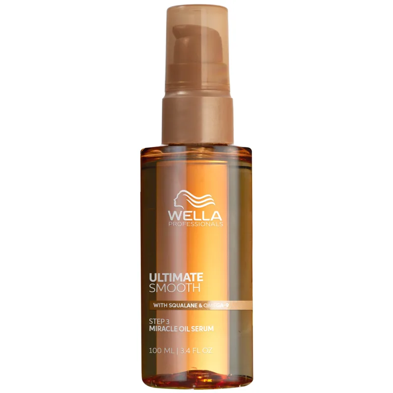 Wella Professionals Ultimate Smooth Step 3 Miracle Oil Serum Πολυτελής Θεραπεία Θρέψης που δεν Ξεβγάζεται για Ξηρά & Φριζαρισμένα Μαλλιά 100ml